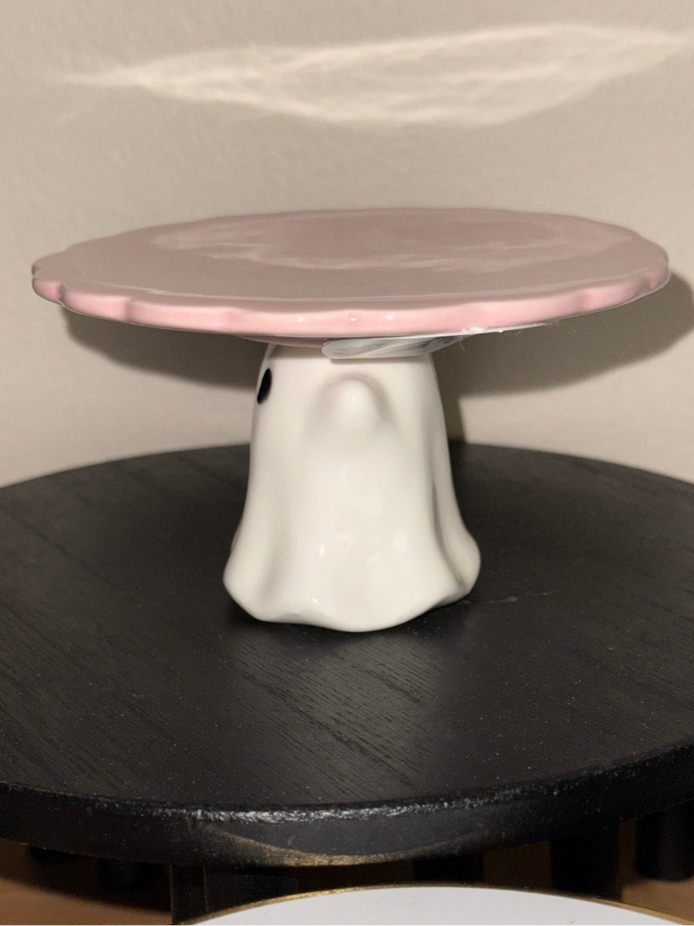 Ghost Cupcake Stand / Tray Pink & White Halloween - Picture 2 of 11
